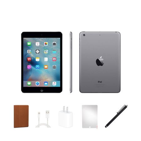 Apple Refurbished iPad Mini 2 32GB Bundle, Black IPADM2B32-BUNDLE